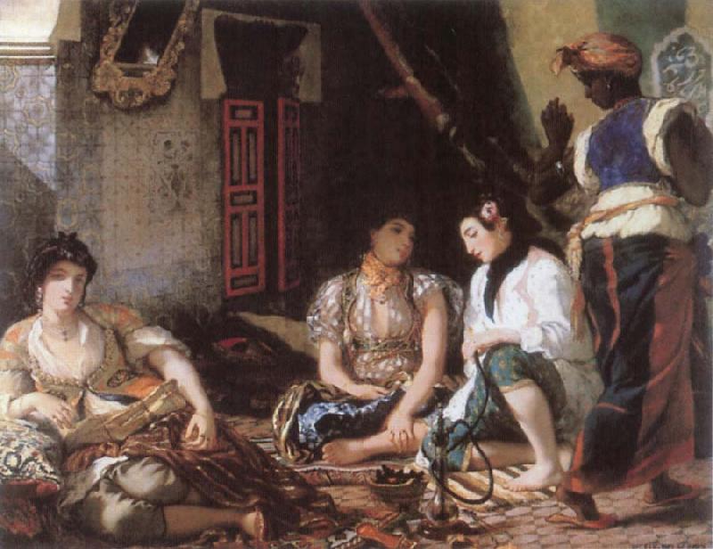 Eugene Delacroix Algerian Women in their Chamber China oil painting art